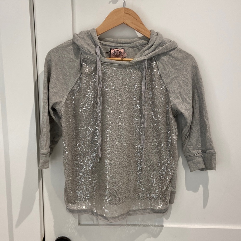 Juicy Couture sequin sweatshirt
